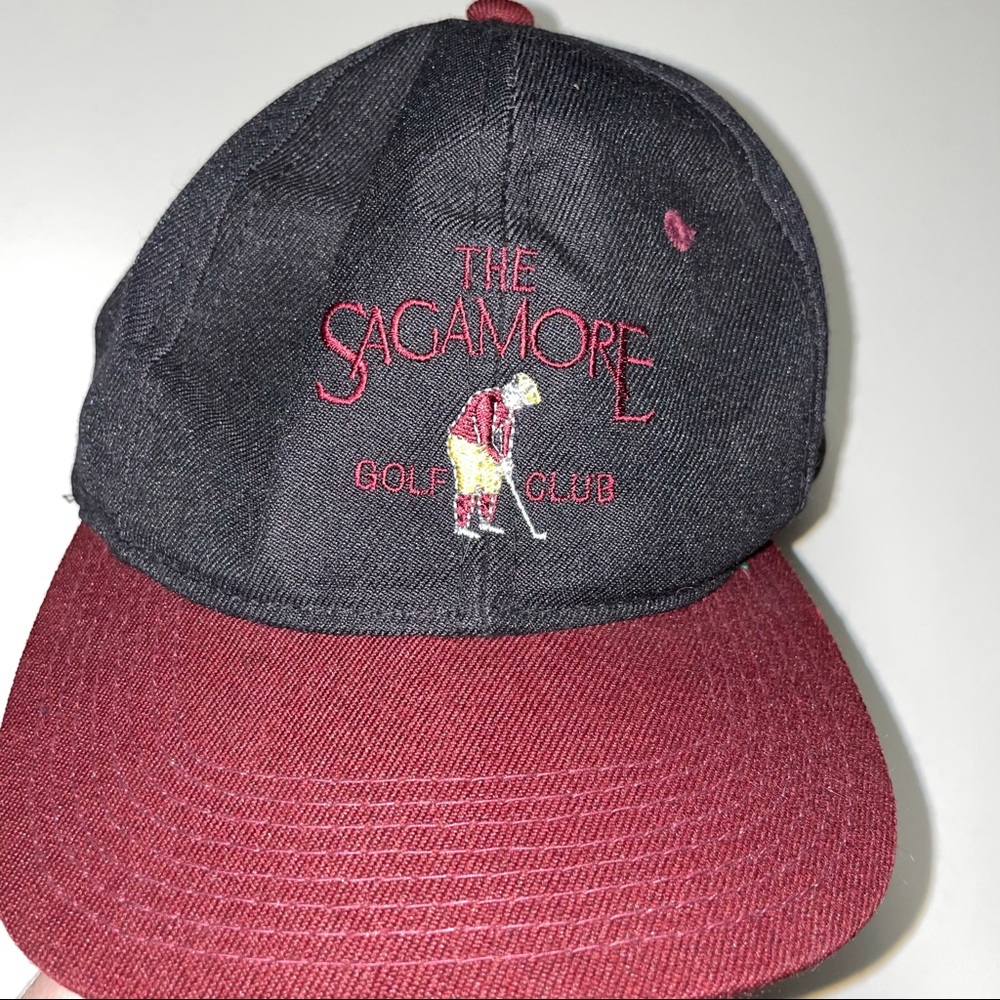 Vintage Sagamore golf club embroidered hat baseball